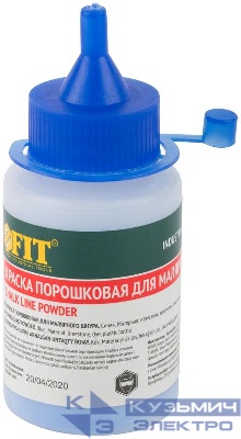 Краска разметочная для ударного шнура 50г син. FIT 04695