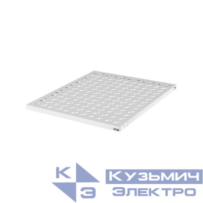 Полка стационарная 482х550мм для шкафа Г=800мм крепеж в компл. сер. NIKOMAX TLK-SHFS-2-550-GY