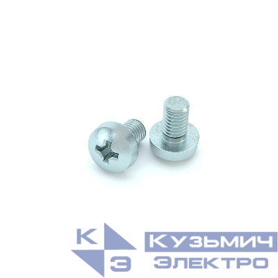 Винт специальный М6х10 DIN 7985 V6-10 сталь со шлицем комби КМ LO0684