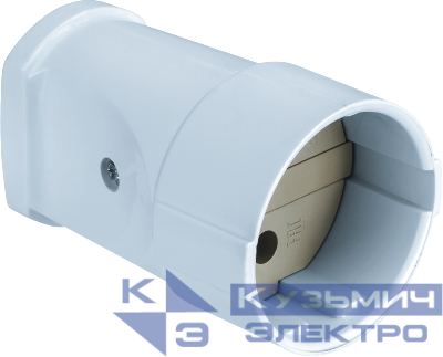 Розетка 61 716 NCA-SK01-10A-X-WH переносная без заземл. бел. Navigator 61716