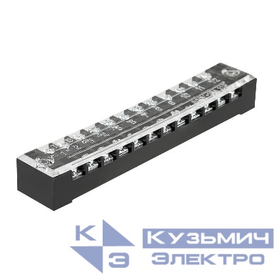 Блок зажимов клеммный БЗН ТВ-1512 1.5кв.мм 15А 12 пар Rexant 11-2156