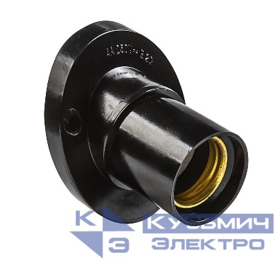 Патрон E27 Ф П-02 E27 карболитовый настенный IN HOME 4690612032252