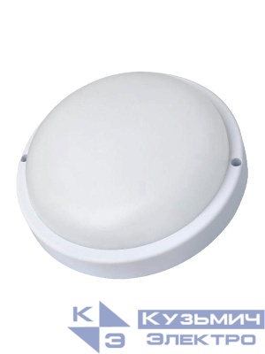 Светильник ДПО 25Вт 4000К IP65 230В круг ЖКХ настенно-потолочный КОСМОС KOC_DPO25WR1.4K