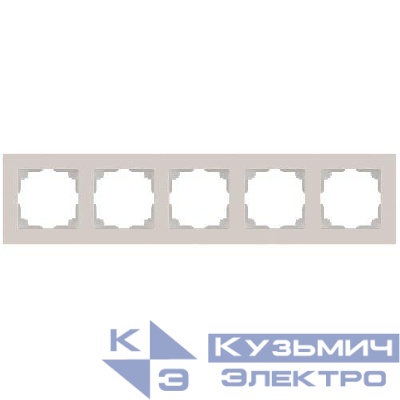 Рамка 5-м СП Accent 6-505-06 перламутр. Intro Б0063731