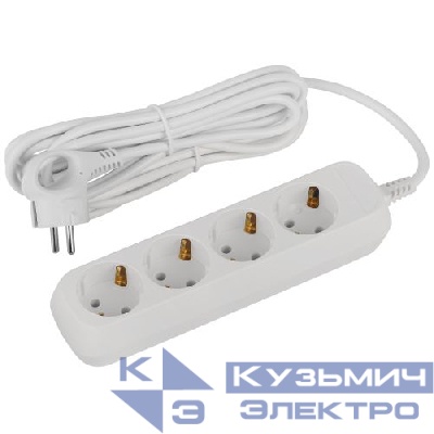 Удлинитель 4х5м с заземл. ПВС 3х0.75 UDL-10-450-E Greenline Эра Б0065060