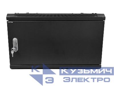 Шкаф настенный 15U серия WMA (Wall Maestro) (600х600х770), передняя дверь металл, разборный, черный Netko