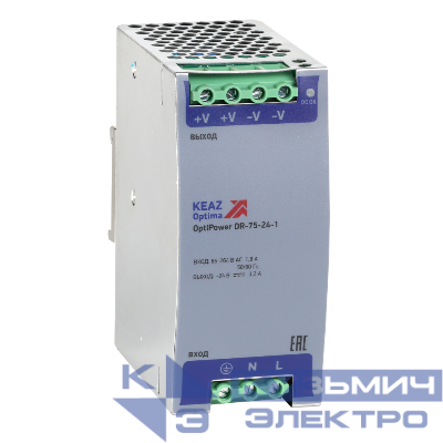 Блок питания OptiPower DR-75-24-1 КЭАЗ 284547