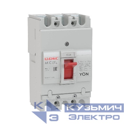 Выключатель автоматический 3п 80А 10кА YON MDE100L080