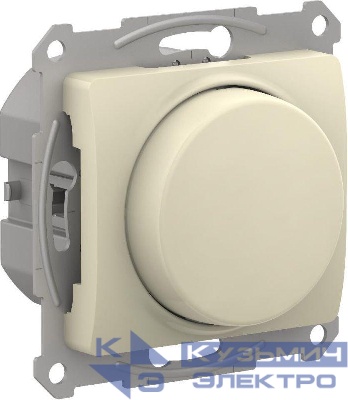 Светорегулятор поворотно-нажимной Glossa 400Вт механизм беж. SE GSL000223