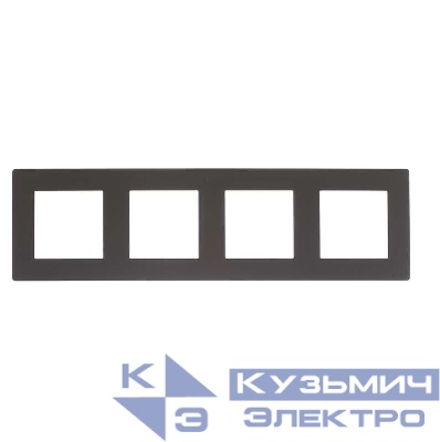 Рамка 4-м Simon24 графит 2400640-038
