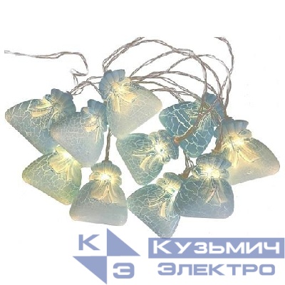 Гирлянда "Мешки" ILD-16WW-BG 16LED 2.2м IP20 220В теплый бел. SHLights 4690601047250