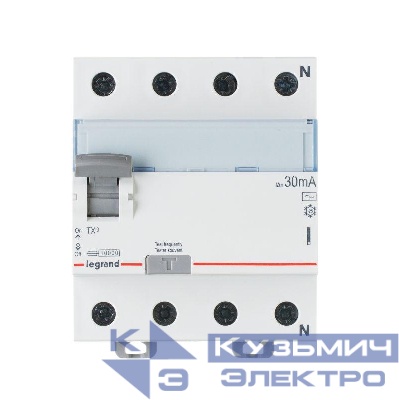 Выключатель дифференциального тока (УЗО) 4п 40А 300мА тип AC TX3 Leg 403043