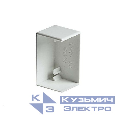 Заглушка для кабель-канала РКК 40х16 беж. Ruvinil ЗГЛ-40х16-27М