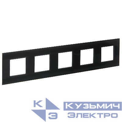 Рамка 5-м SKANDY SK-F25G стекло графит IEK SK-M52-G-K53