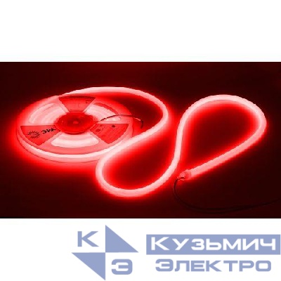 Лента светодиодная LS2835-9.6-120-24-R-IP68-5м 24В термостойкая для бани в комплекте: 2 заглушки; 10 крепежей красн. (уп.5м) Эра Б0062345