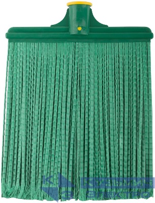 Метла плоская №1 260х330мм посадочный d25мм мягкая пластик. КУРС 68068