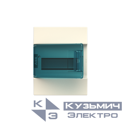 Бокс настенный Mistral41 8М зеленая дверь  N+PE ABB 1SPE007717F0321