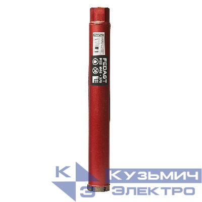Коронка алмазная для мокрого сверления 46х370 мм, M22 FEDAST