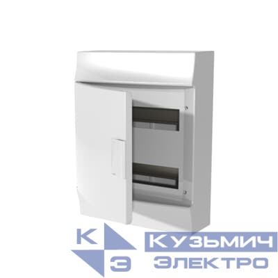 Бокс настенный MISTRAL41W / 24M N+PE непрозрачная дверь 1SLM004102A3105