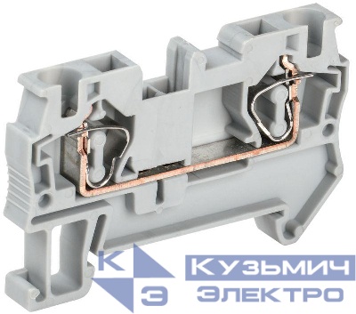 Клемма пружинная КПИ 2в-4 41А сер. IEK YZN11-004-K03