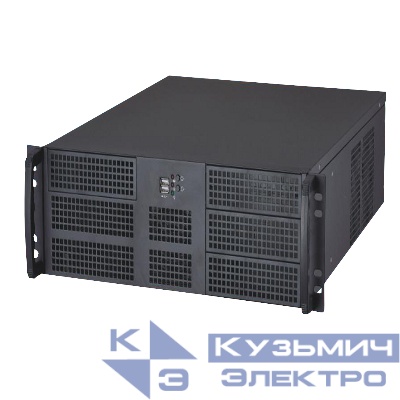 Корпус компьютерный (серверный)  19'', 3U, размеры Ш*Г*В* 430мм*550мм*133,2мм, для плат размера ATX (12''x9.6'') EEB(12''x13'') CEB(12''x10.5''), отсеки для дисков: 3,5'' 6шт, CDR слот 5,25 2шт", вентиляторов 8028 2шт, без Блока Питания (совместимые типы