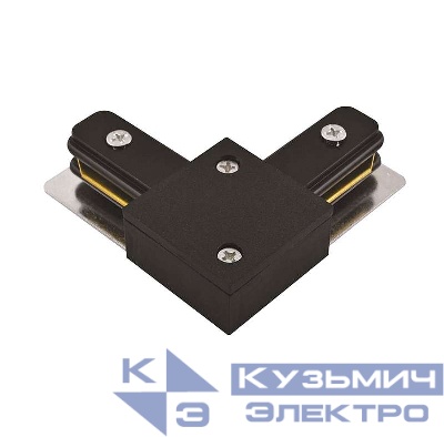 Коннектор L-образный PTR CL-BL накладной/подвесной шинопровод черн. Pro JazzWay 5010833