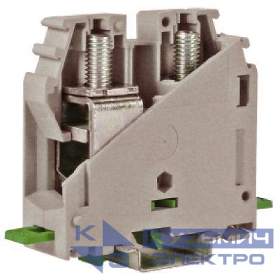 Клемма винт. GPA 70/GR 70кв.мм сер. DKC ZGA400GR