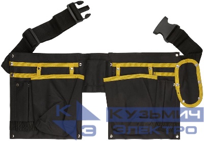 Пояс для инструмента двойн. полиэстер 12 отделений 520х250мм FIT 12513