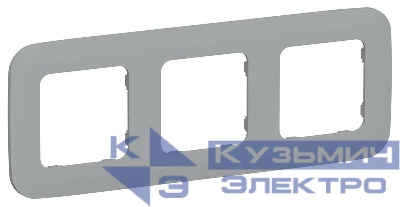 Рамка 3-м СП FLITE РУ-3-А-ФлС сер. IEK FI-M32-31-20-K03