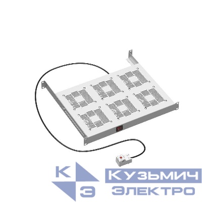 Модуль вентиляторный 19дюйм 6 вент. с термостатом DKC R519VSIT6FT