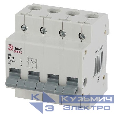 Выключатель нагрузки 4п 25А ВН-29 SIMPLE-mod-68 ЭРА Б0039258