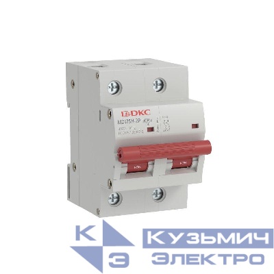 Выключатель автоматический модульный max типа MD125H 10кА 2п D 125А YON MD125H-2PD125