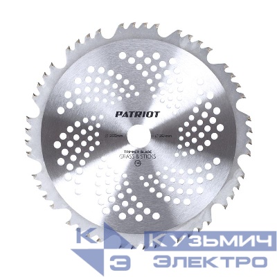 Нож TBM-48 D255х25.4мм 48 твердосплавных зубьев PATRIOT 809115228