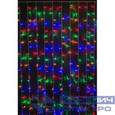 Гирлянда светодиодная "Занавес" 95 116 NGF-D030-04 5х2.5м RGBY IP44 Navigator 95116