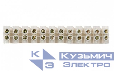 Колодка КЗВ 60-12 60А 6-25мм 12пар IN HOME 4690612032573