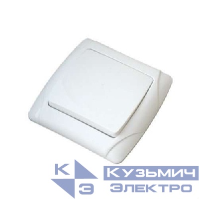 Выключатель 1-кл. СП Маргарита 10А IP20 бел. UNIVersal М0021