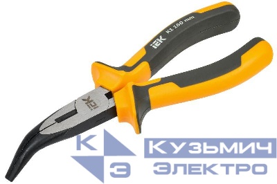 Тонкогубцы изогнутые 160мм K1 ARMA2L 3 IEK A2L3-BN10-K1-160