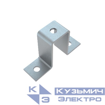 Скоба прямоугольная для двойн. Страт-профиля 41х82 сталь 4мм PS41-82 КМ LO11720