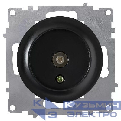 Розетка телевизионная TV 1-м СП Florence механизм черн. (1E21101303) OneKeyElectro 2172819