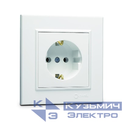 Розетка с/з (Керамика) СП Karea 16А IP20 бел. Makel 56001008