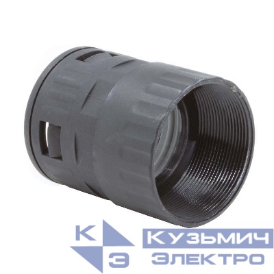 Муфта с внутренней резьбой DN 29мм М40х1.5 полиамид черн. DKC PAI29M40N