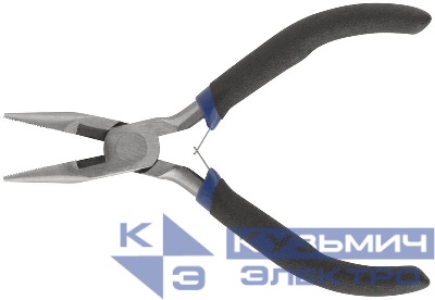 Тонконос "мини" син. ручки 125мм MOS 51684М