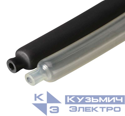 Трубка термоусадочная клеевая ТТК-(3:1)-9/3 черн. 1м КВТ 59696