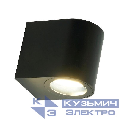 Светильник DH014-P GU10 220-240В садово-парковый на стену пластик черн. FERON 51543