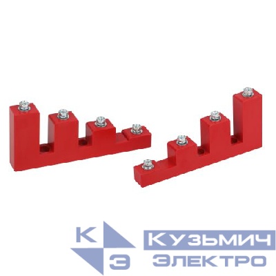 Изолятор шинный ступенчатый NO-224-161 ИСв4-40 М10 с болтами 18кВ Эра Б0065658