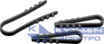 Дюбель-хомут для круглого кабеля 14 208 NCU-5-10-45-50/BL (уп.50шт) Navigator 14208