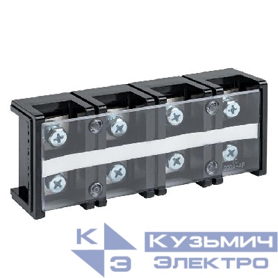Терминал клеммный TC-2004 до 95кв.мм 200А 4 клеммные пары EKF tc-2004