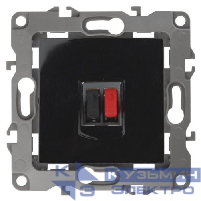 Розетка аудио 12-3111-06 черн. ЭРА Б0027456