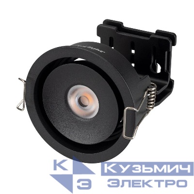 Светильник светодиодный CL-SIMPLE-R78-9W Warm3000 BK 45 deg IP20 металл Arlight 028147