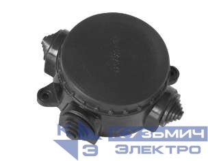 Коробка распределительная ОП 75х53мм 3-рожков. КЭМ1-10-3Б (КОР-73 3 рожк. ) карбол 0300-00010